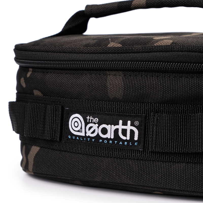 the earth CORDURA 餐具收納袋(S)-黑迷彩